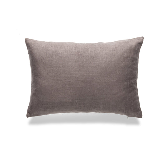 Winter Gray With Feather Down Insert Pillow