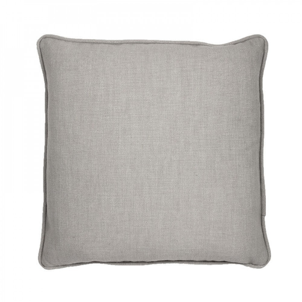 Light Gray 20X20 Inches With Feather Down Insert Pillow