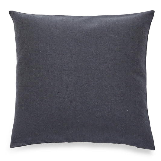 Square Seattle Black With Feather Down Insert Pillow