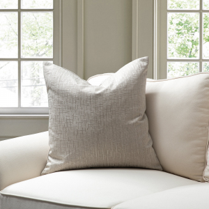 Beige With Featherdown Insert Pillow