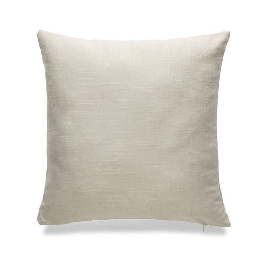 Seattle Winter Beige With Feather Down Insert Pillow