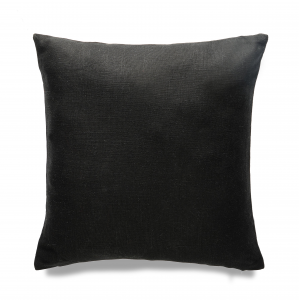 Seattle Winter Black With Feather Down Insert Pillow