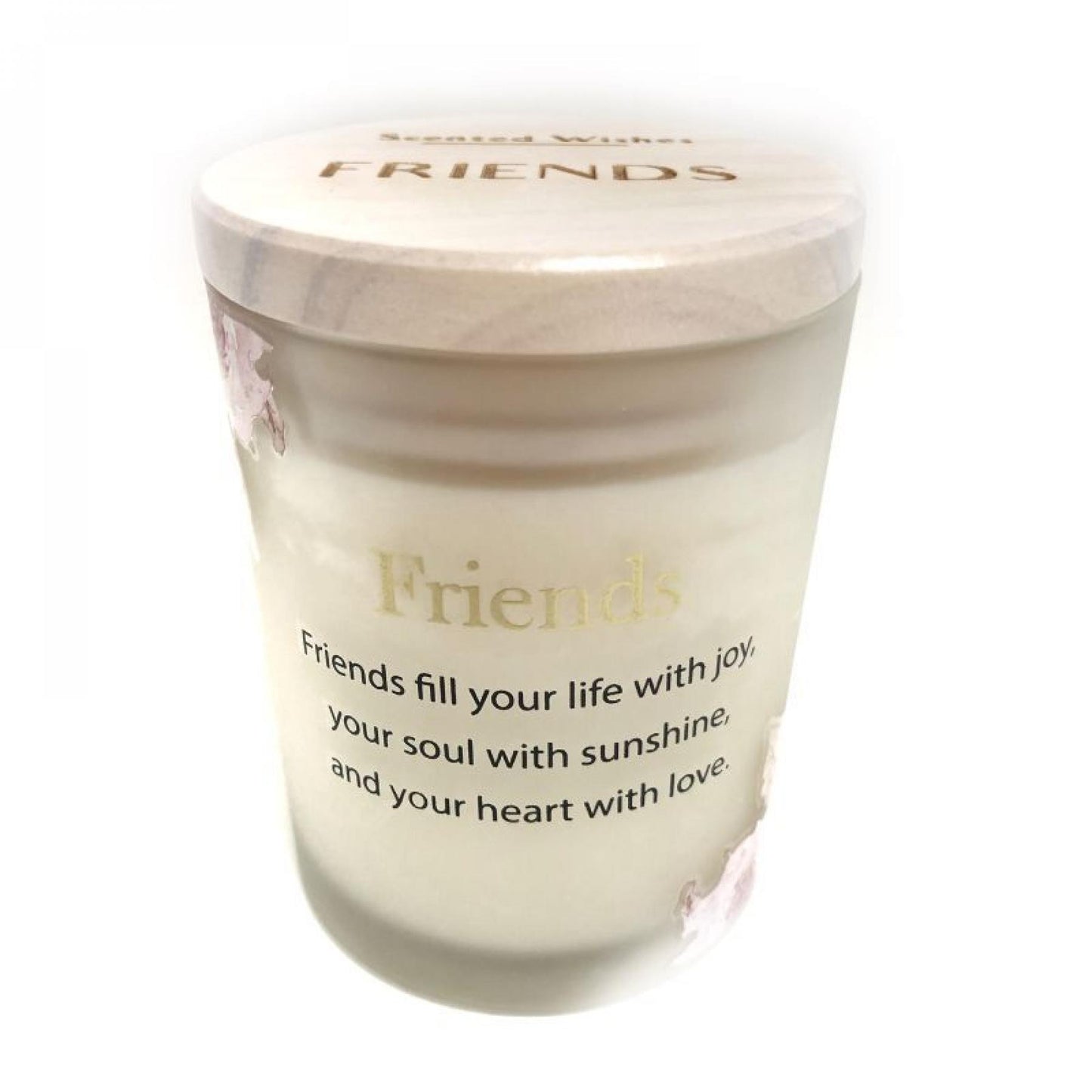 Scented Wishes With Text- Friends Candle