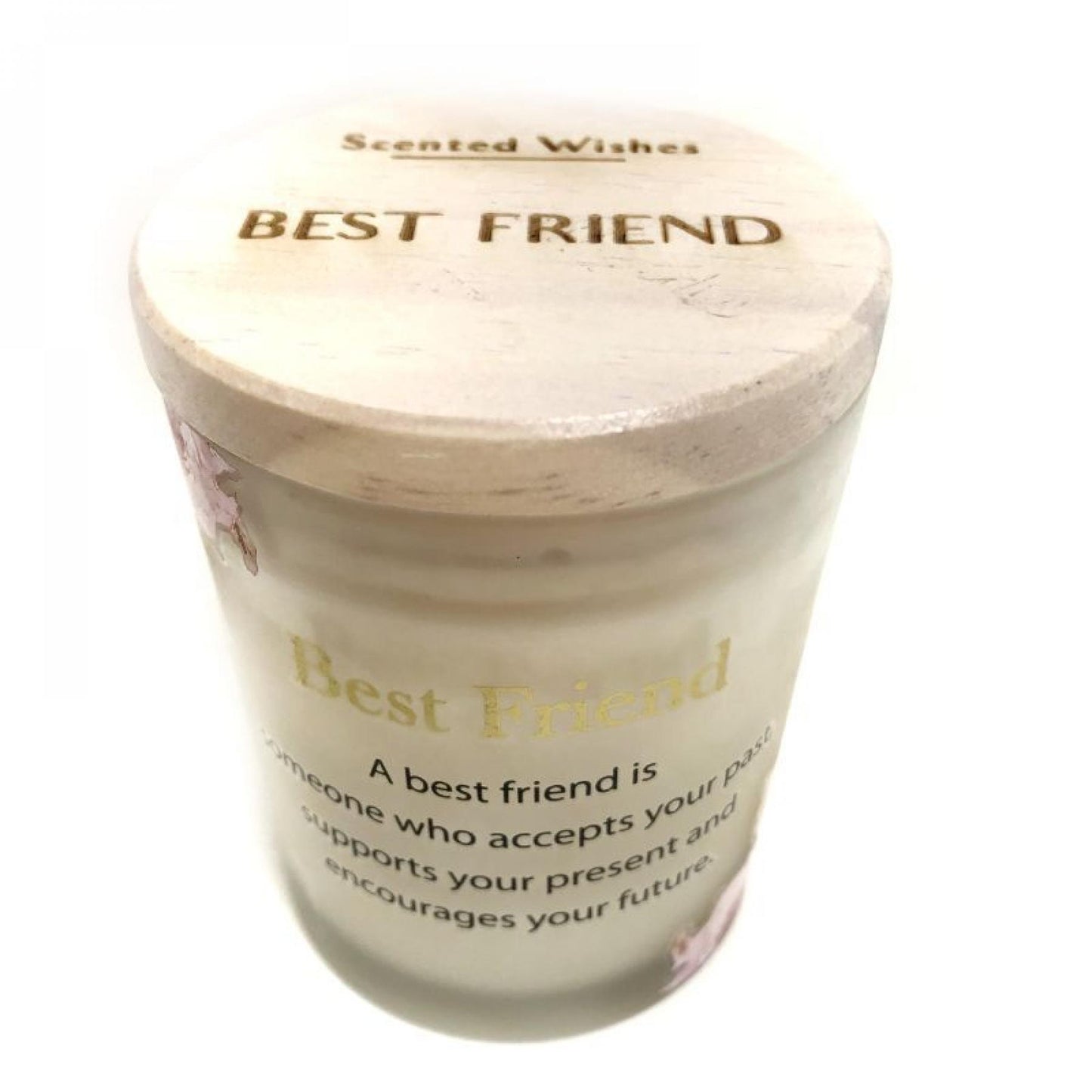 Scented Wishes With Text- Best Friend Candle