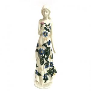 Lady In A Floral Dress Figurine