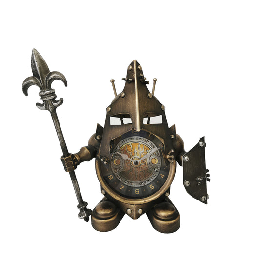 Middle Ages Knight Table Clock