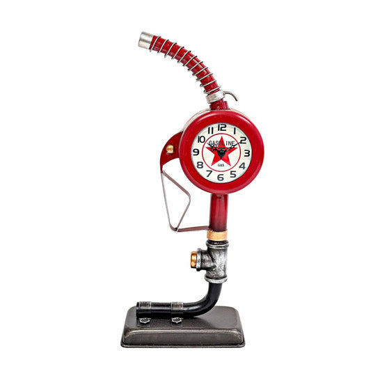 Vintage Look Gas Nozzle Table Clock