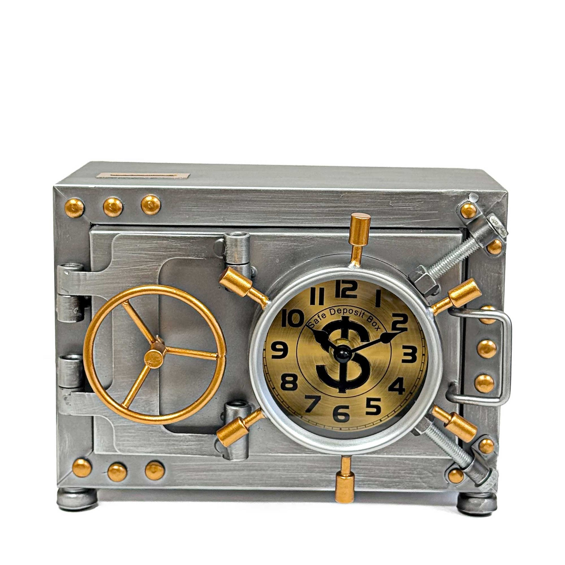 Bank Vault Table Clock