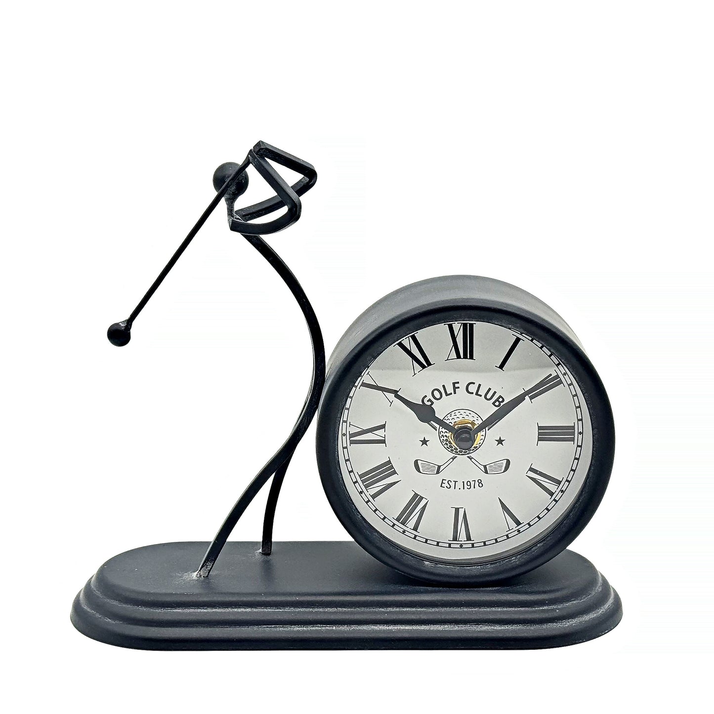 Golfer Table Clock