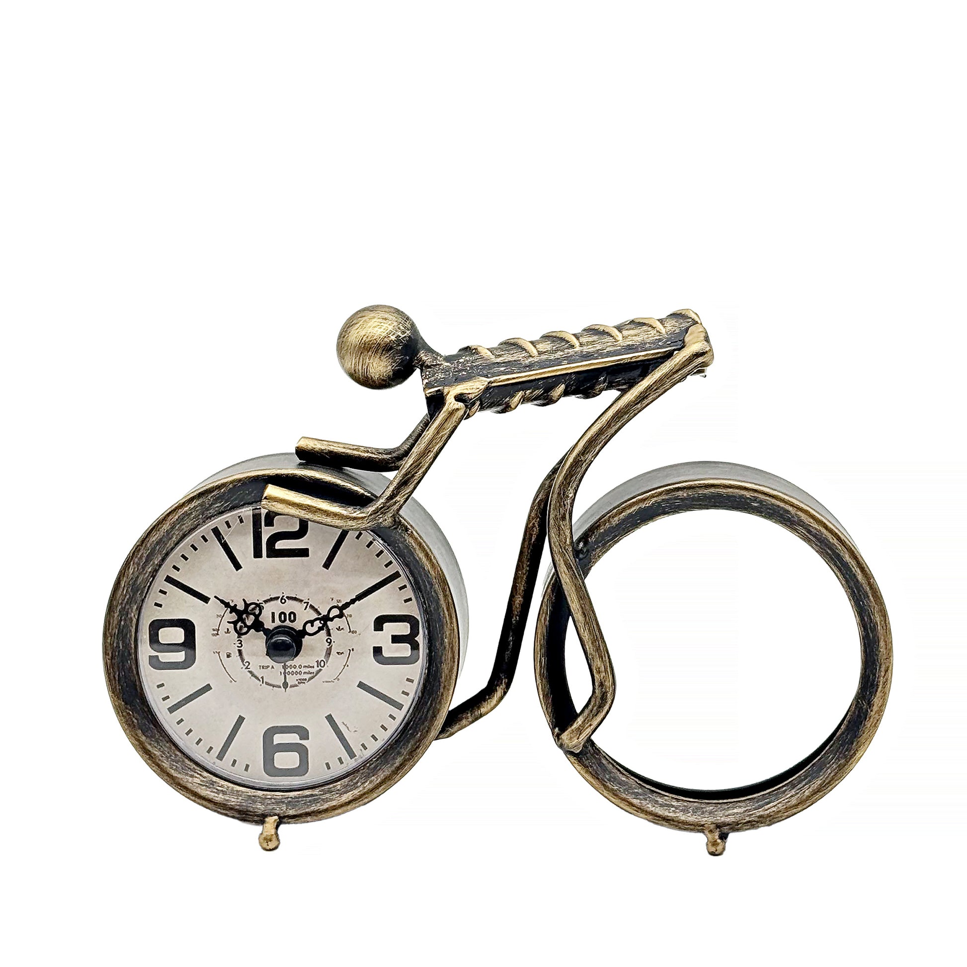 Speed Cyclist Table Clock