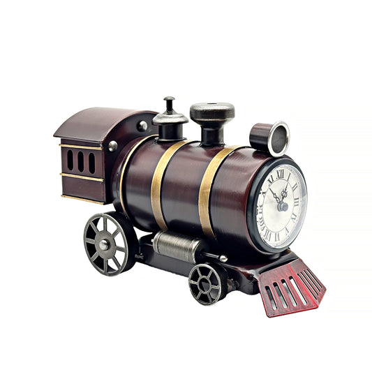 Vintage Train Engine Table Clock