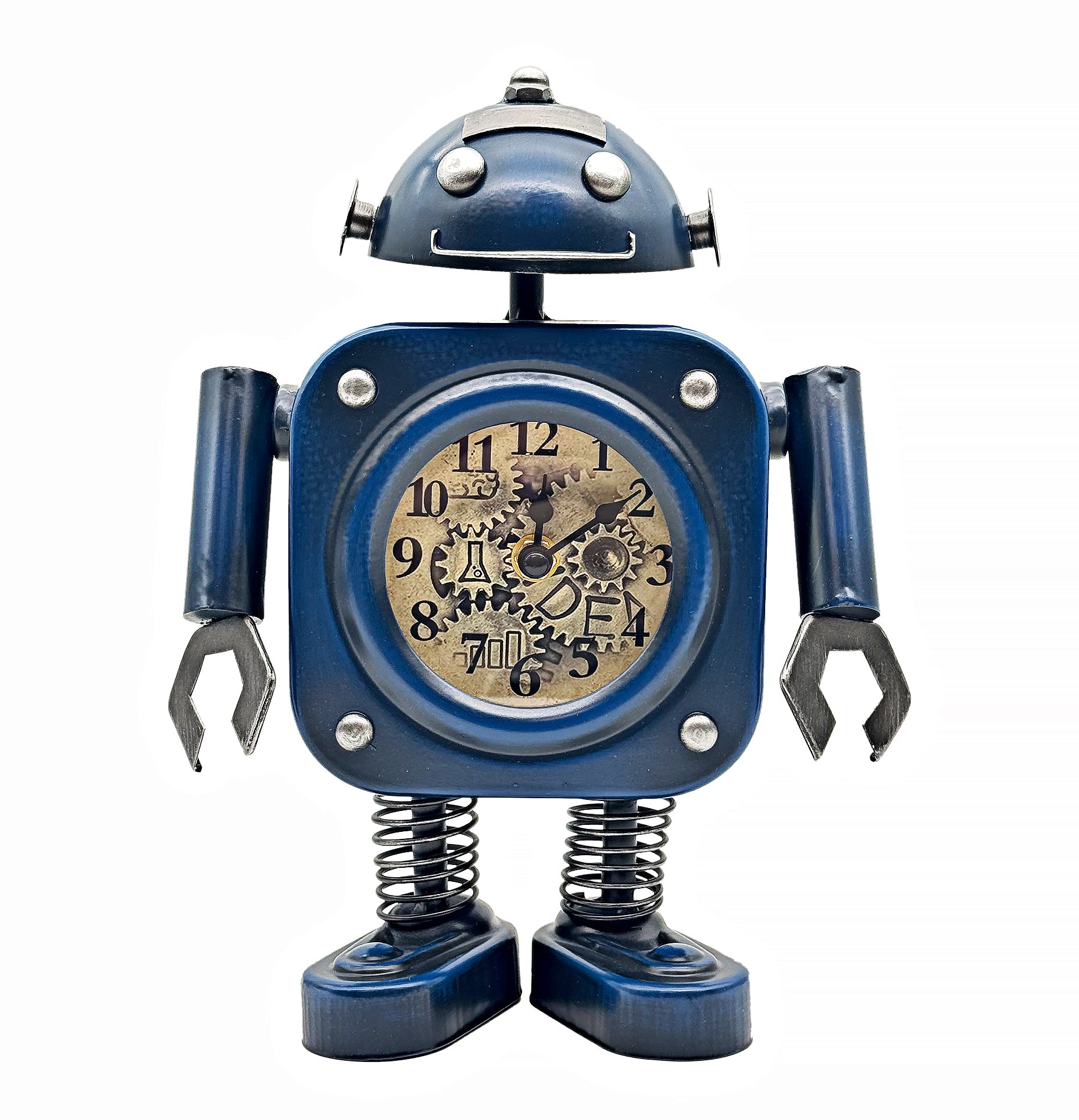 Spring Leg Robot Table Clock