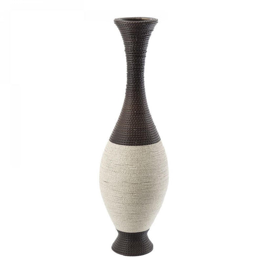 Black Pearl Striped Vase