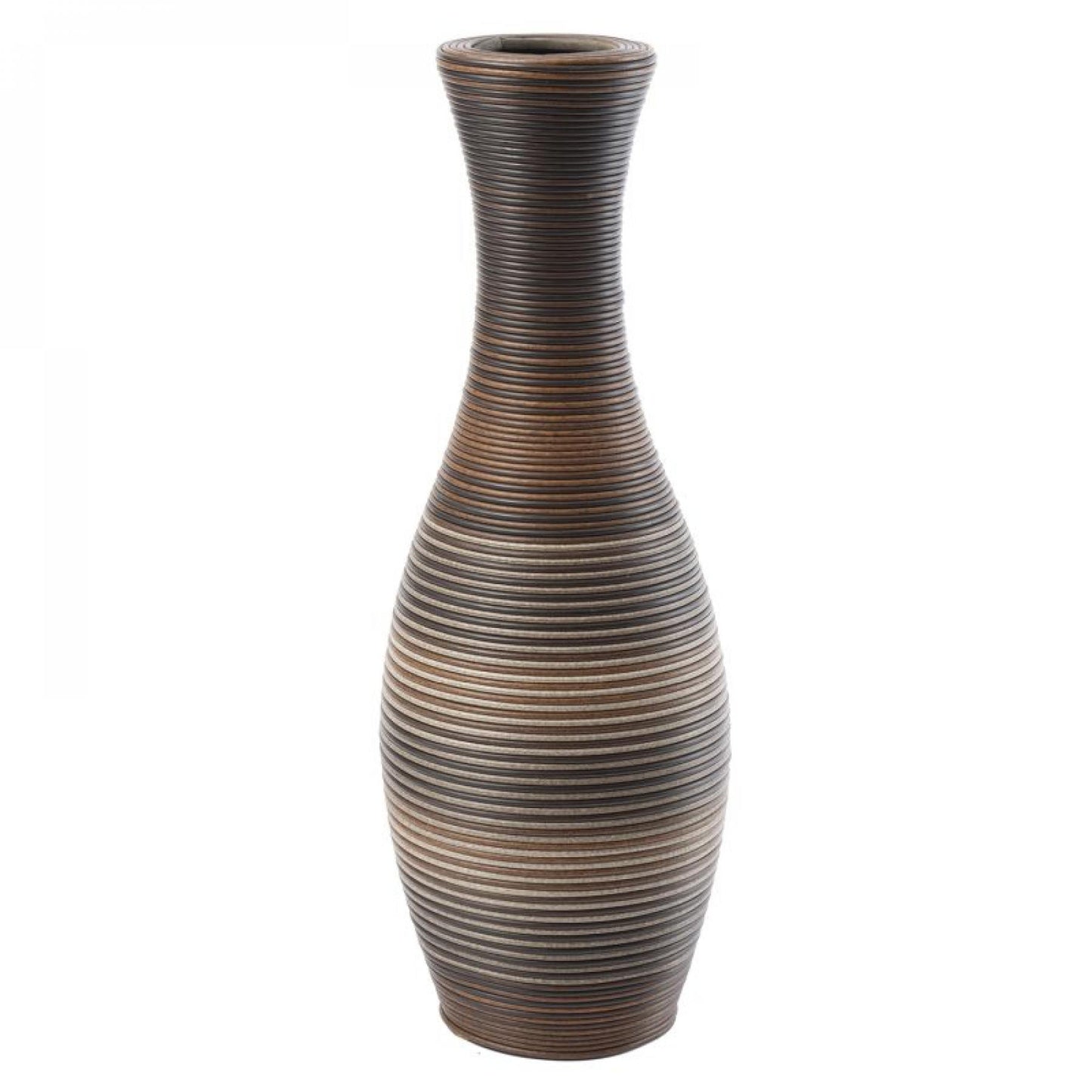 Jackson Shades Of Brown Striped Vase