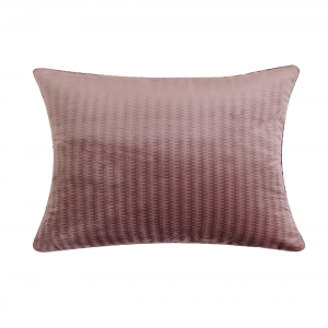 Rosewood Velour Lumbar With Feather Down Insert Pillow