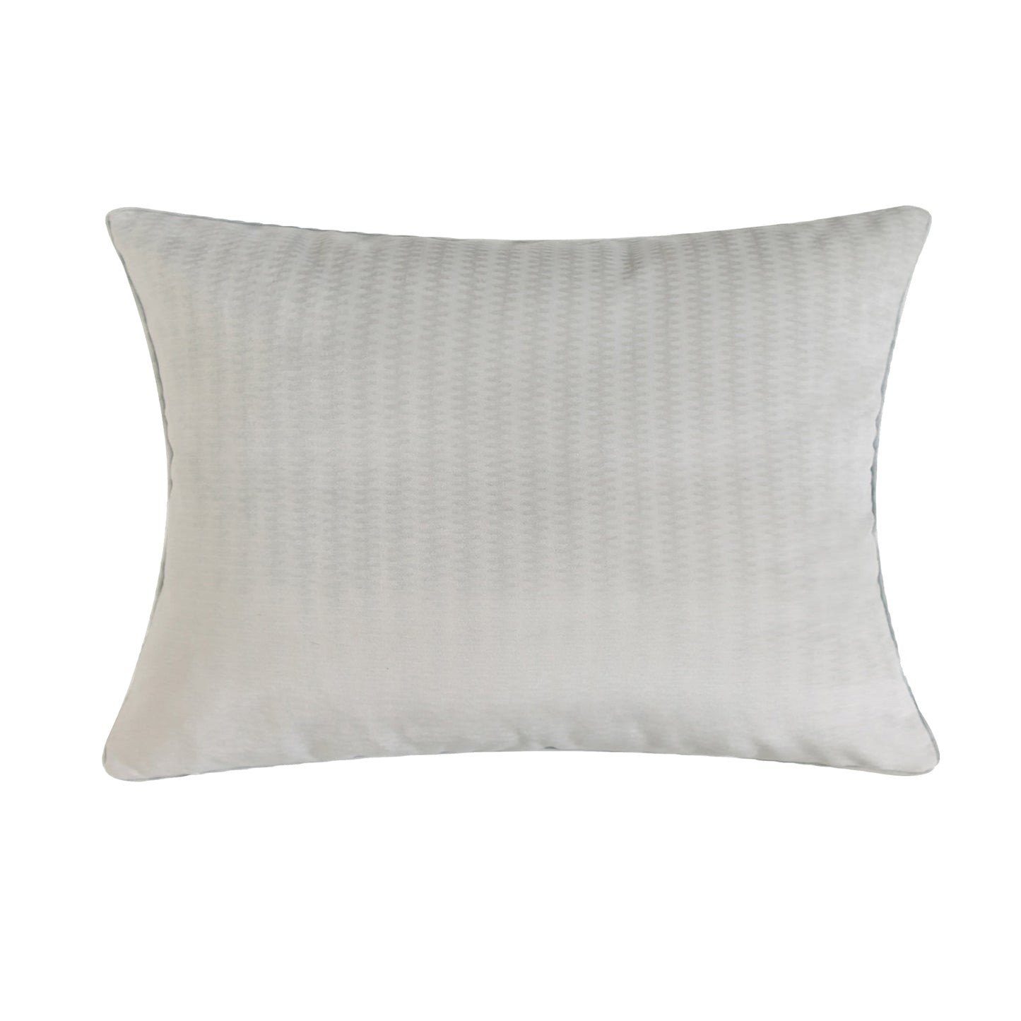 Sliver Velour Lumbar With Feather Down Insert Pillow