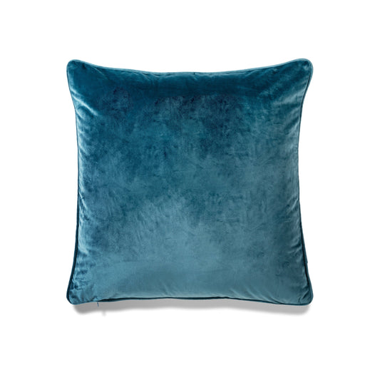 Petrol Blue With Feather Down Insert Pillow