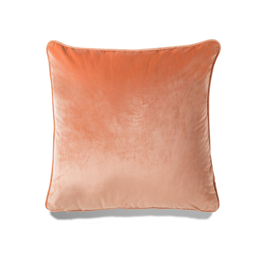 Orange With Feather Down Insert Pillow