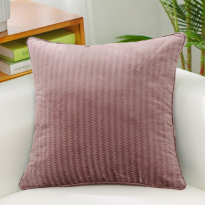 Rosewood Velour With Feather Down Insert Pillow