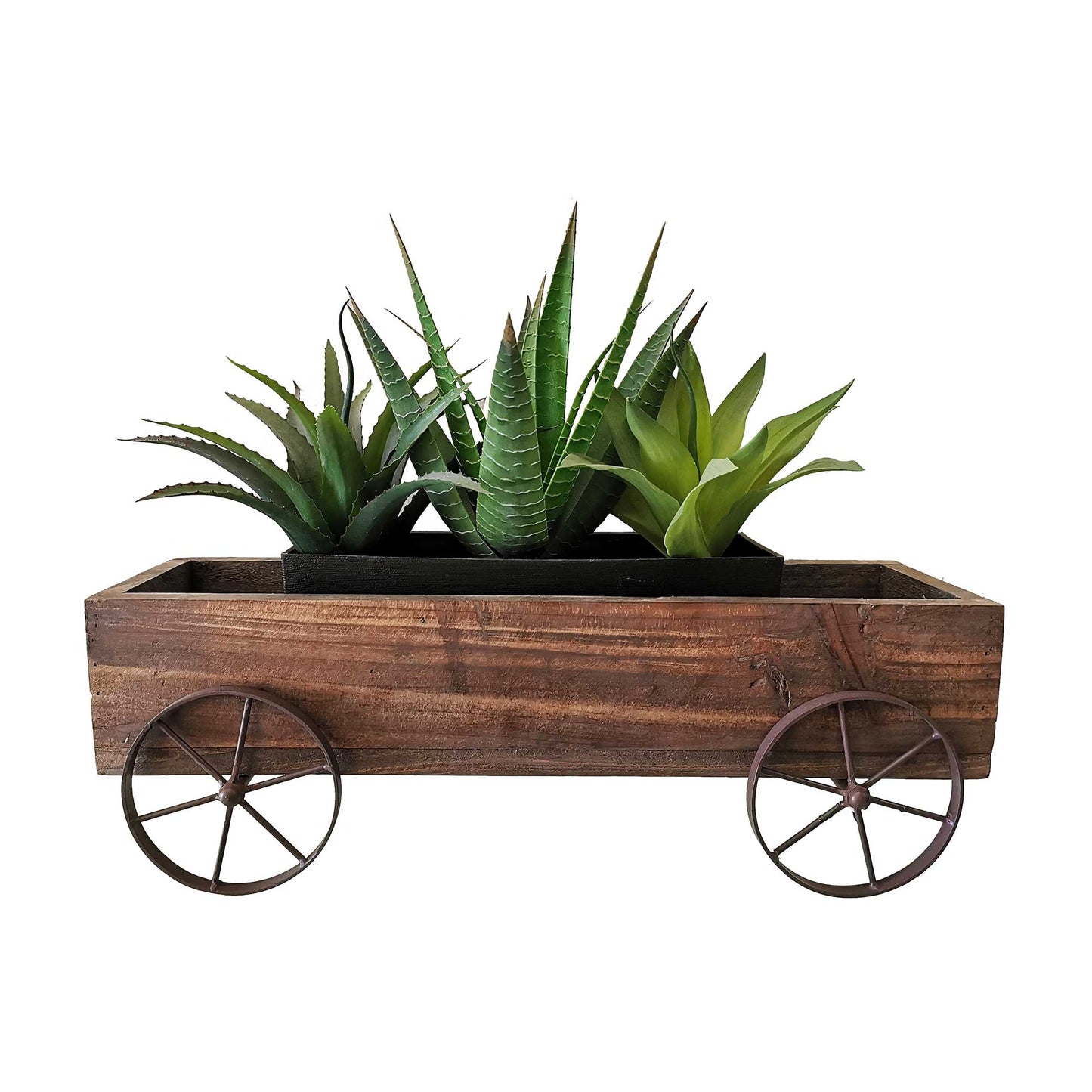 Vintage Style Wagon Wall Mounted Planter Or Shelf