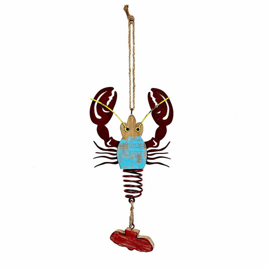 Lobster With Spring Hanging Decoration