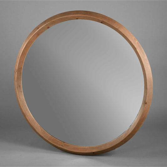 Round With Slim Frame Wall Mirror