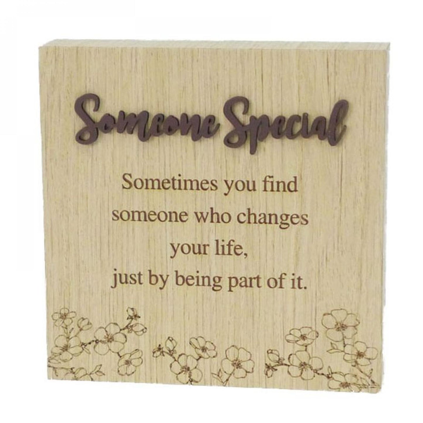 6"X6" Wood Grain Blocks-Someone Special Block Sign