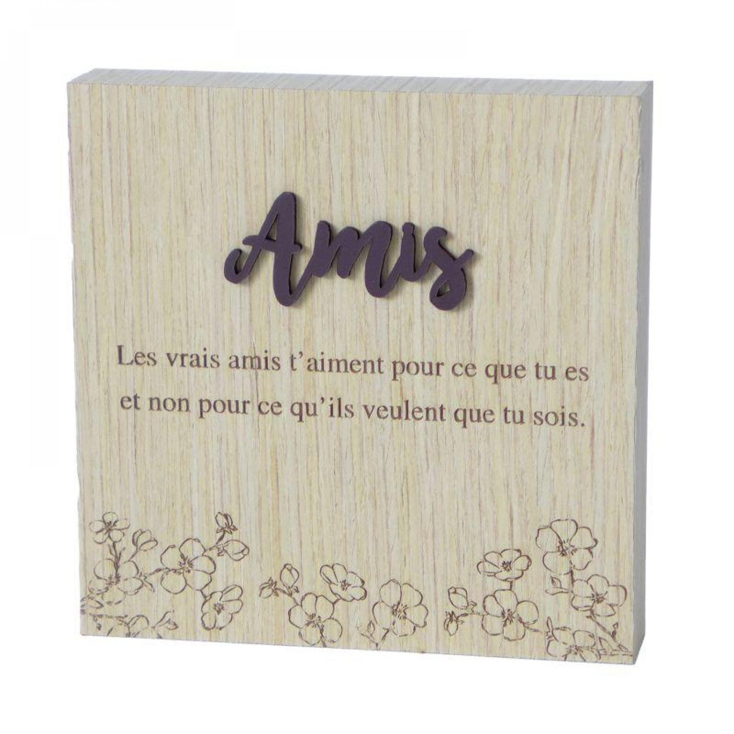 Amis - With Text Block Sign