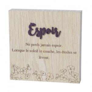 Espoir - With Text Block Sign