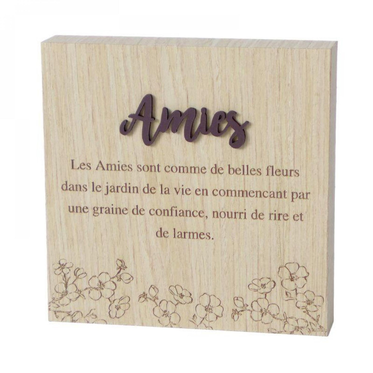 Amies - With Text Block Sign