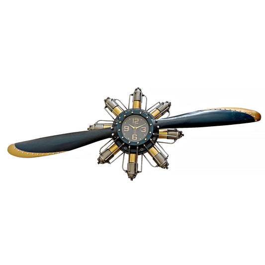 Vintage Airplane Propeller Wall Clock