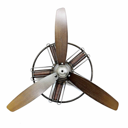 Brown Propeller Wall Decor