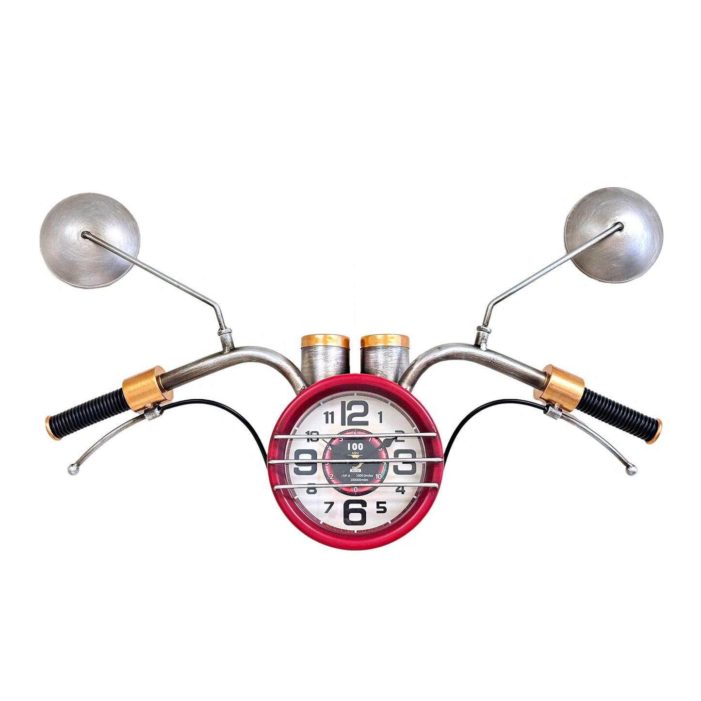 Front End Motorcycle Wall Clock