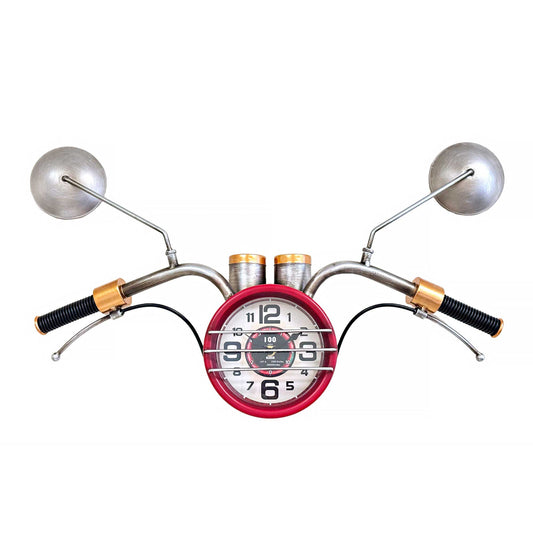 Front End Motorcycle Wall Clock