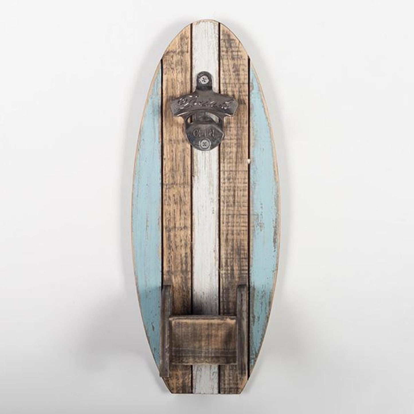 Surfboard Shape Wall Mounted Bottle Opener