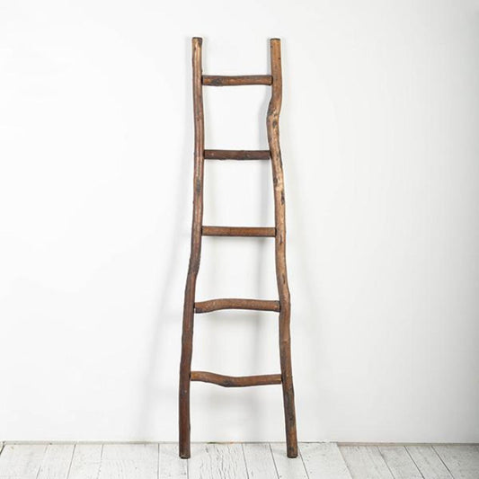 Wooden 5 Rung Ladder Decoration