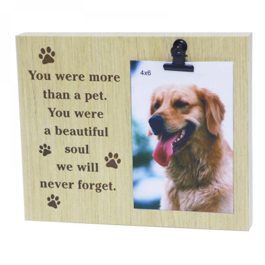 Text With Clip - Beautiful Dog Soul Photo Frame