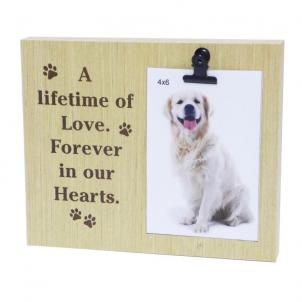 Text With Clip - Remembering Your Dog Photo Frame