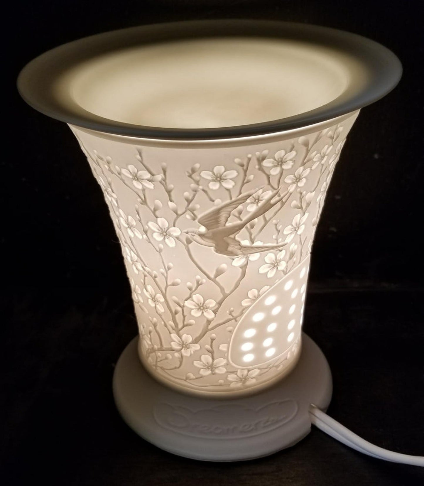 Wax Warmer- Swallows Candle Holder