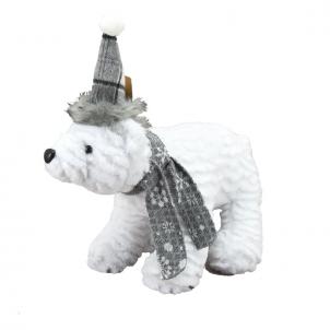 Polar Bear Wearing A Hat And Scarf Figurine