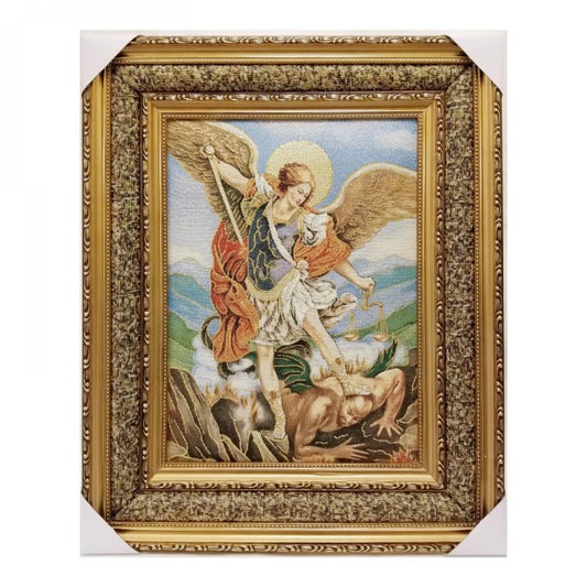 Saint Michael Framed   Tapestry