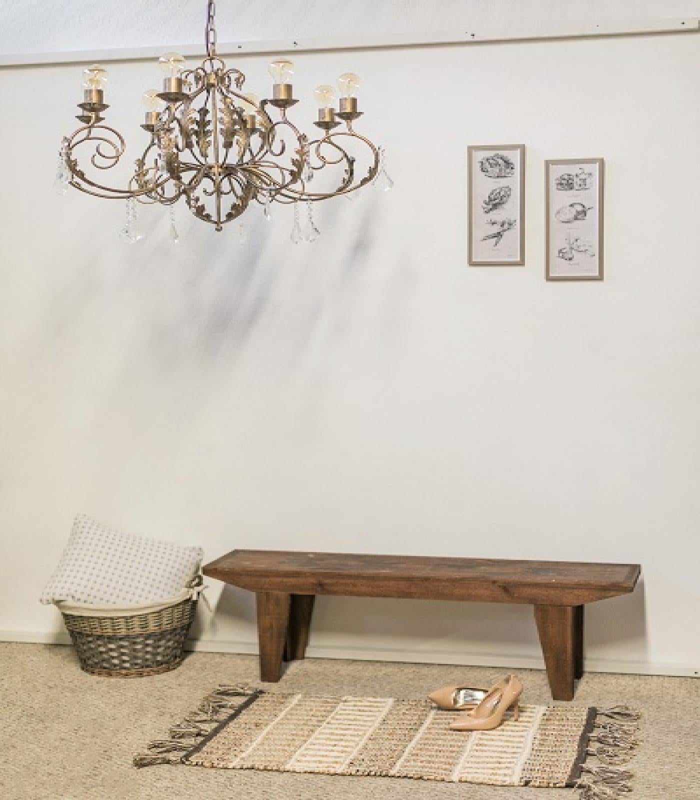 Brown Wooden Bench