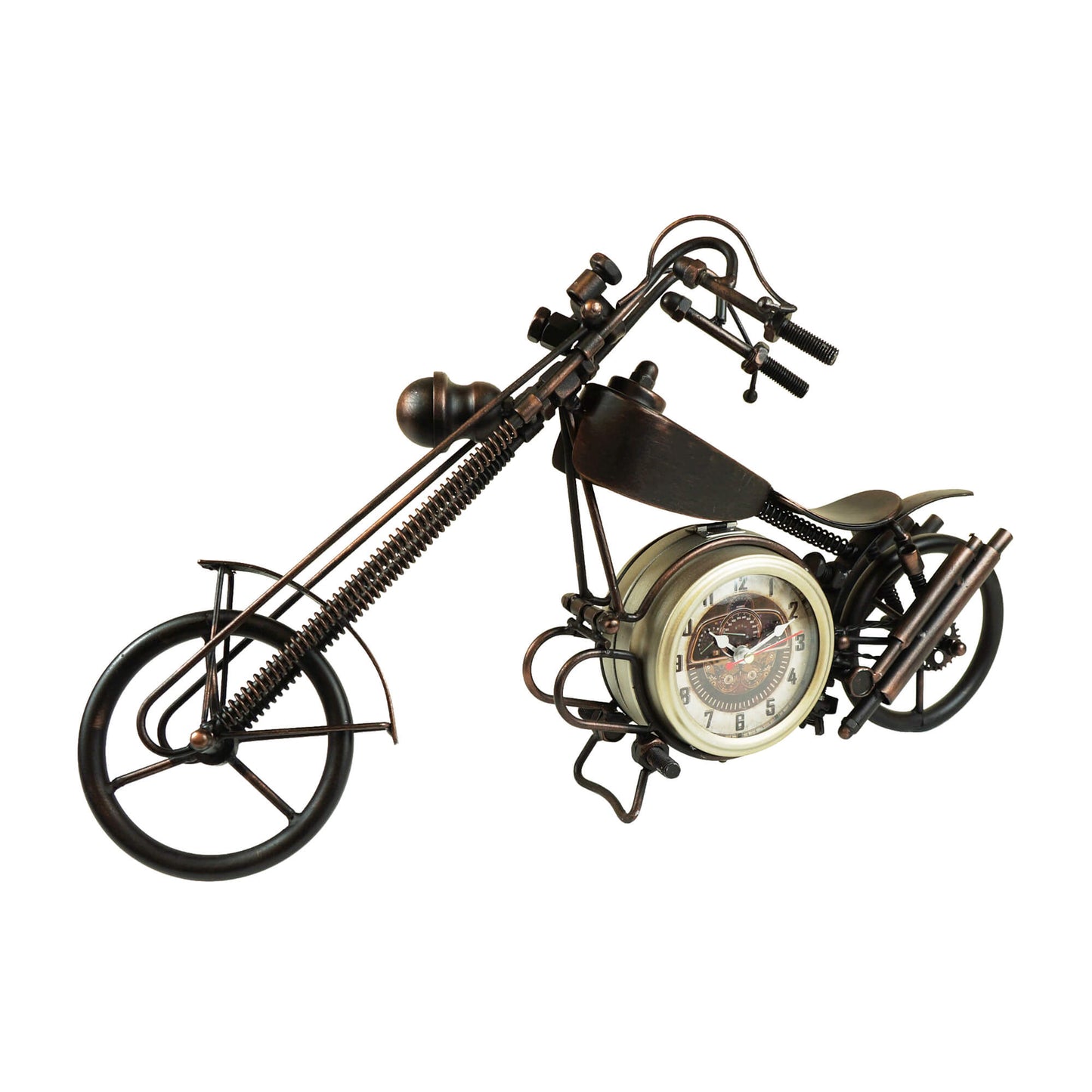 Classic Chopper Motorcycle Table Clock